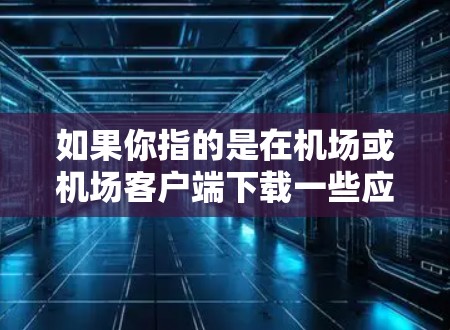 如果你指的是在机场或机场客户端下载一些应用程序,以下是一些常见的应用类型及其下载方法