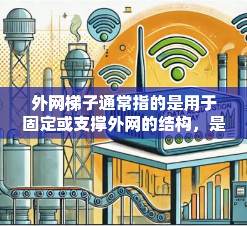 外网梯子通常指的是用于固定或支撑外网的结构,是桥梁、桥梁架、公路桥、铁路桥、轨道桥梁等结构中用于外网的梯子。外网梯子的结构和设计需要满足外网的强度、稳定性以及安装的便利性