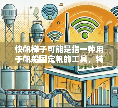 快帆梯子可能是指一种用于帆船固定帆的工具,特别是用于快速航行或在风力强劲时保持稳定。这种梯子可能是设计在特定条件下,如快速航行或大风环境下,用于固定大帆板或大帆船,以确保帆的稳定性和航速的快速性