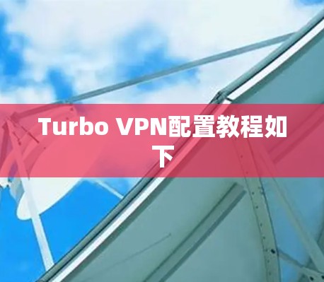 Turbo VPN配置教程如下