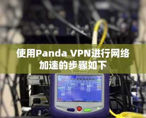 使用Panda VPN进行网络加速的步骤如下
