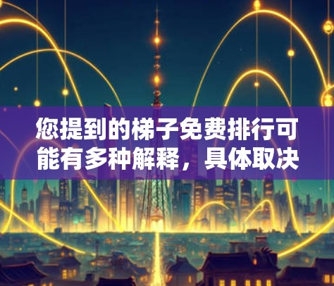 您提到的梯子免费排行可能有多种解释,具体取决于上下文。以下是一些可能的解读