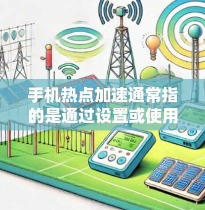 手机热点加速通常指的是通过设置或使用特定的加速软件来提升手机的运行速度和网络连接速度。以下是关于手机热点加速的常见方法和建议