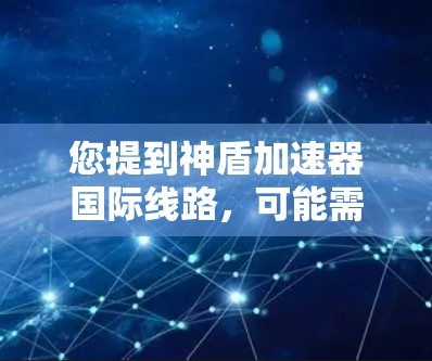 您提到神盾加速器国际线路，可能需要更详细的信息来提供具体帮助。如果您指的是国际网络传输，通常包括以下方面