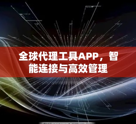 全球代理工具APP，智能连接与高效管理