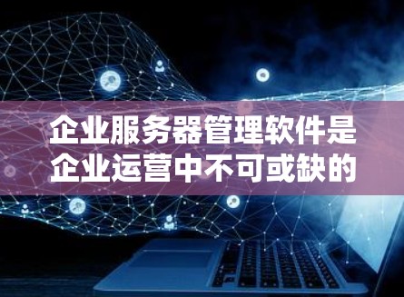 企业服务器管理软件是企业运营中不可或缺的一部分，用于管理服务器、存储、备份和应用管理等任务。以下是详细的分析和建议