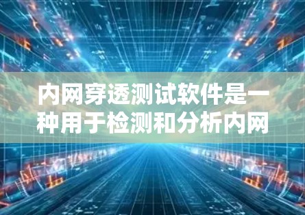 内网穿透测试软件是一种用于检测和分析内网内潜在恶意软件或恶意代码的工具。它通过多种方法扫描和评估内网，确保其安全性。以下是其主要功能的详细说明