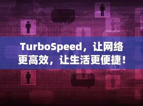 TurboSpeed，让网络更高效，让生活更便捷！