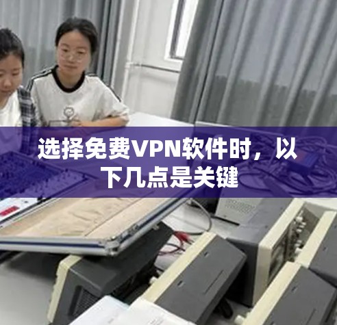 选择免费VPN软件时,以下几点是关键