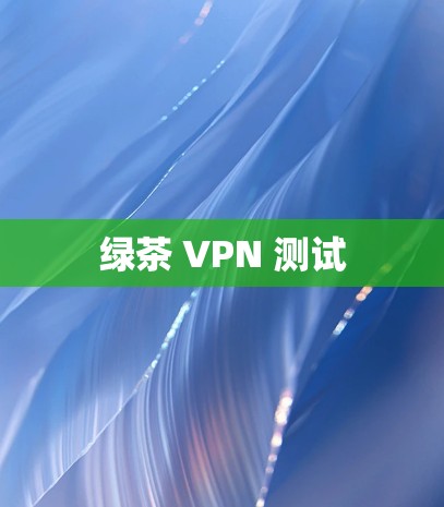 绿茶 VPN 测试