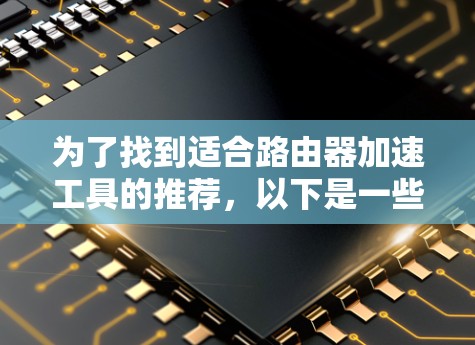 为了找到适合路由器加速工具的推荐,以下是一些综合考虑的因素和推荐工具列表,帮助您做出选择 为了找到适合路由器加速工具的推荐,以下是一些综合考虑的因素和推荐工具列表,帮助您做出选择