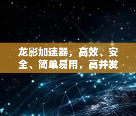 龙影加速器,高效、安全、简单易用,高并发性能超群! 龙影加速器,高效、安全、简单易用,高并发性能超群!