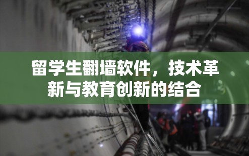 留学生翻墙软件，技术革新与教育创新的结合