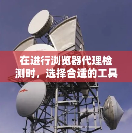 在进行浏览器代理检测时，选择合适的工具对于确保代理的安全性和稳定性至关重要。以下是一个结构化的指南，帮助您选择和使用合适的浏览器代理检测工具