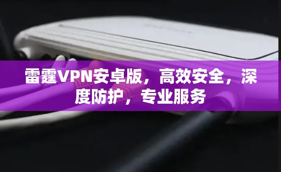 雷霆VPN安卓版,高效安全,深度防护,专业服务 雷霆VPN安卓版,高效安全,深度防护,专业服务