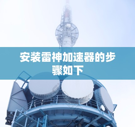 安装雷神加速器的步骤如下