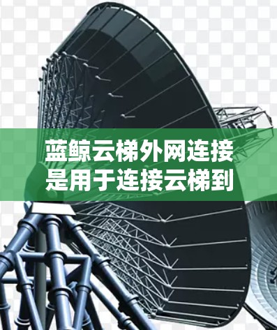 蓝鲸云梯外网连接是用于连接云梯到外部网络或云服务器的重要组成部分，它提供了丰富的接口以实现数据传输和管理。以下是关于蓝鲸云梯外网连接的详细信息