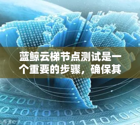 蓝鲸云梯节点测试是一个重要的步骤,确保其在特定配置下正常工作。以下是一些关键步骤和建议 蓝鲸云梯节点测试是一个重要的步骤,确保其在特定配置下正常工作。以下是一些关键步骤和建议