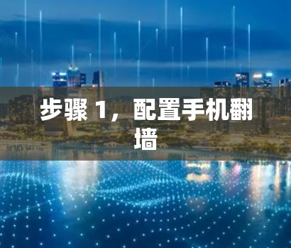 步骤 1，配置手机翻墙