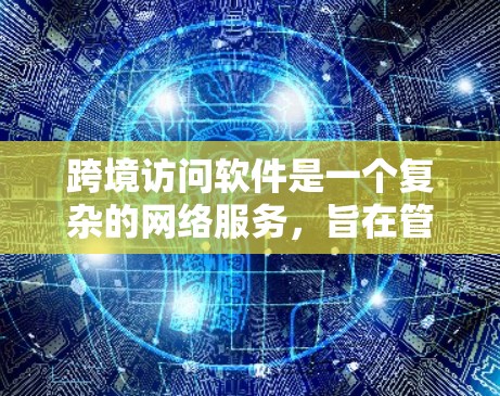 跨境访问软件是一个复杂的网络服务,旨在管理不同国家和地区的访问权限,以确保数据的安全和可用性。以下是对该软件的详细分析