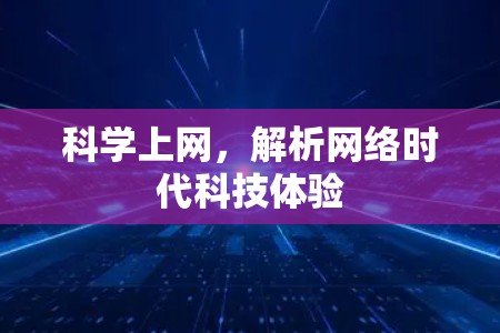 科学上网，解析网络时代科技体验