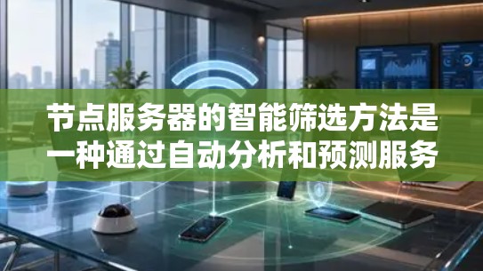 节点服务器的智能筛选方法是一种通过自动分析和预测服务器的使用情况,以优化资源利用率和提高用户体验的技术。以下是对智能筛选方法的详细总结 节点服务器的智能筛选方法是一种通过自动分析和预测服务器的使用情况,以优化资源利用率和提高用户体验的技术。以下是对智能筛选方法的详细总结