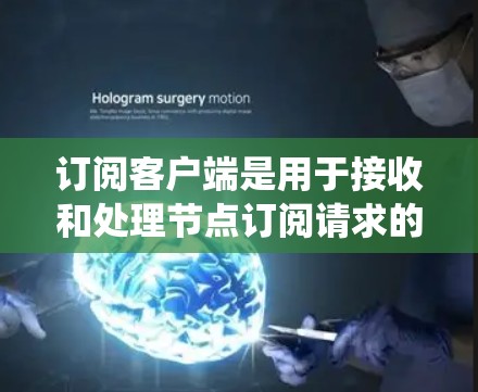 订阅客户端是用于接收和处理节点订阅请求的专业工具，广泛应用于分布式系统和网络中。以下是其主要功能的总结