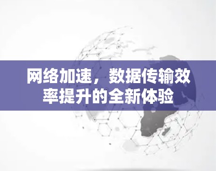 网络加速,数据传输效率提升的全新体验