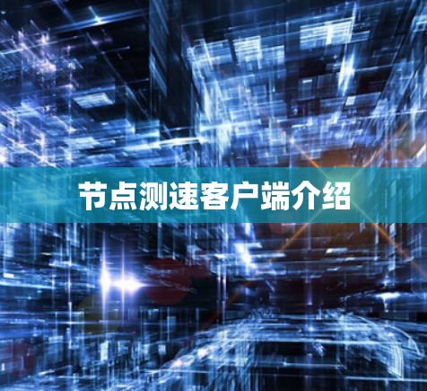 节点测速客户端介绍