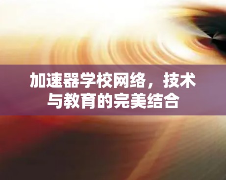 加速器学校网络，技术与教育的完美结合