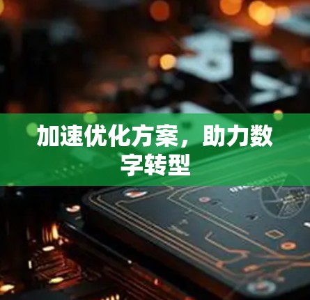 加速优化方案，助力数字转型