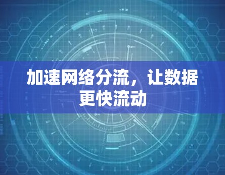 加速网络分流，让数据更快流动