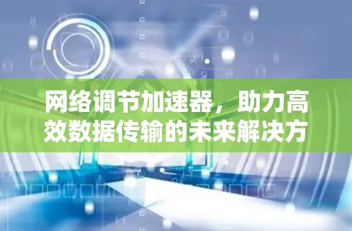 网络调节加速器，助力高效数据传输的未来解决方案