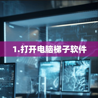 1.打开电脑梯子软件 1.打开电脑梯子软件
