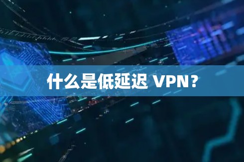 什么是低延迟 VPN? 什么是低延迟 VPN?
