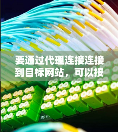 要通过代理连接连接到目标网站,可以按照以下步骤进行
