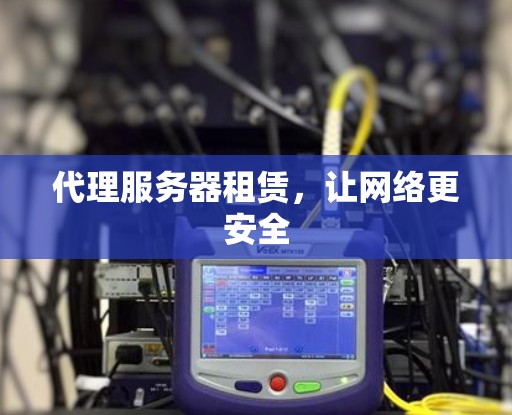 代理服务器租赁,让网络更安全 代理服务器租赁,让网络更安全
