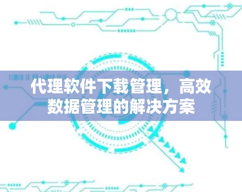 代理软件下载管理,高效数据管理的解决方案 代理软件下载管理,高效数据管理的解决方案