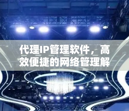 代理IP管理软件，高效便捷的网络管理解决方案