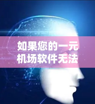 如果您的一元机场软件无法正常运行，您可以按照以下步骤进行排查和解决