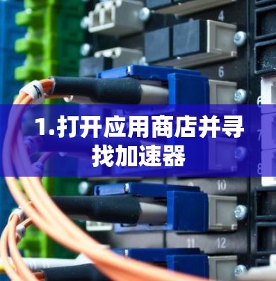 1.打开应用商店并寻找加速器