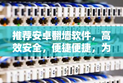 推荐安卓翻墙软件,高效安全,便捷便捷,为你的远程办公保驾护航!