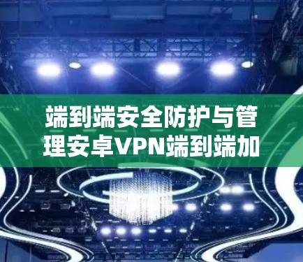 端到端安全防护与管理安卓VPN端到端加密安全评估与网络管理