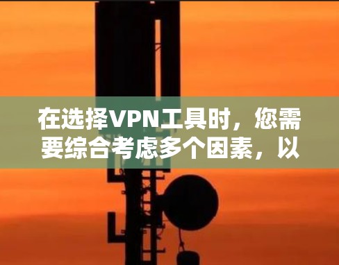 在选择VPN工具时，您需要综合考虑多个因素，以确保最适合您的需求。以下是对各个工具的详细比较，帮助您做出明智的选择