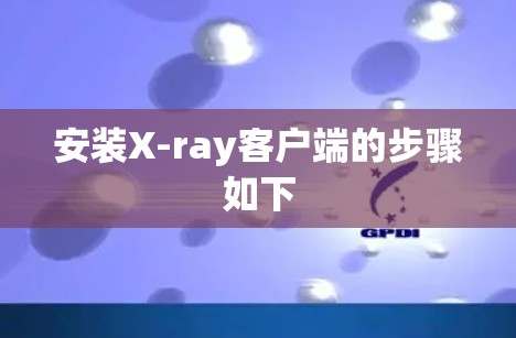 安装X-ray客户端的步骤如下