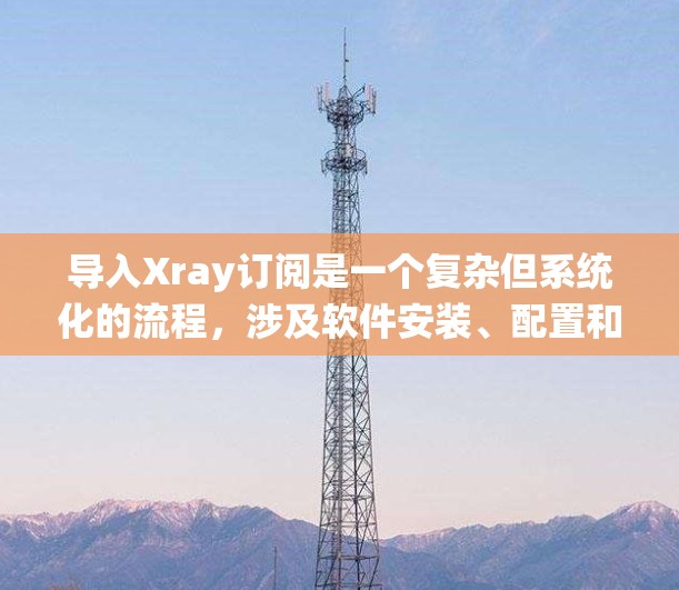导入Xray订阅是一个复杂但系统化的流程，涉及软件安装、配置和使用。以下是一个清晰的步骤指南，帮助您顺利导入Xray订阅