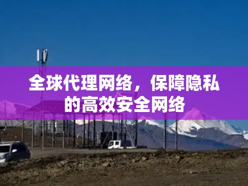 全球代理网络，保障隐私的高效安全网络