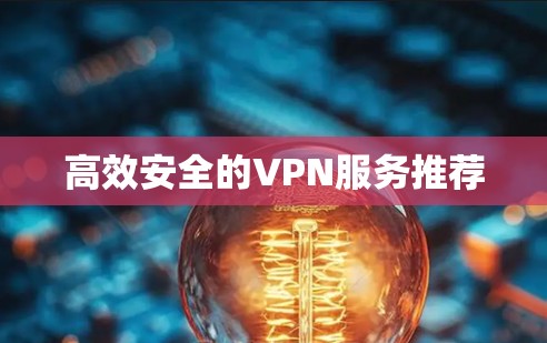 高效安全的VPN服务推荐