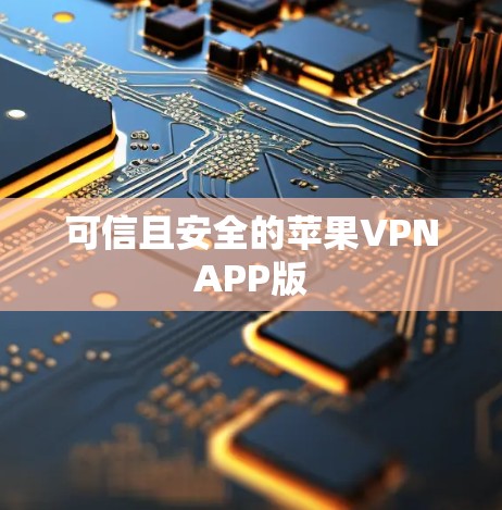 可信且安全的苹果VPNAPP版